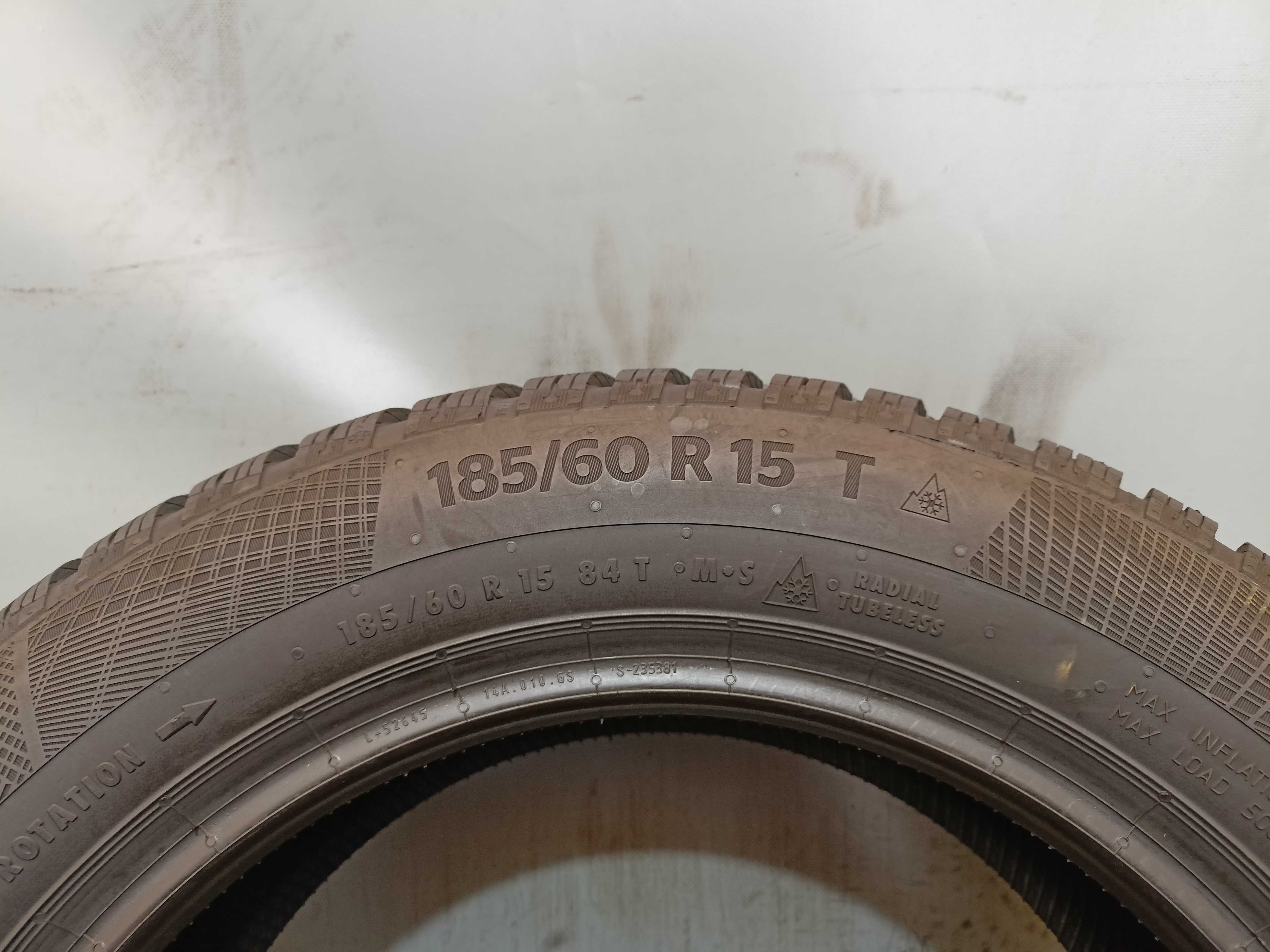 Continental WinterContact TS860 185/60/15 19r. 84T 8,3mm J.NOWA (2902)