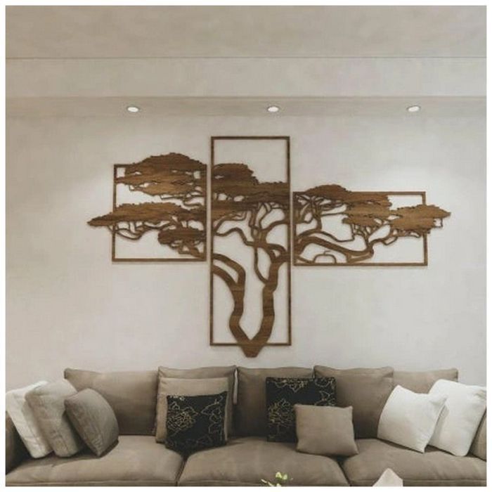 Obraz drzewo Safari 3 el. 185 X 100 Cm Palisander