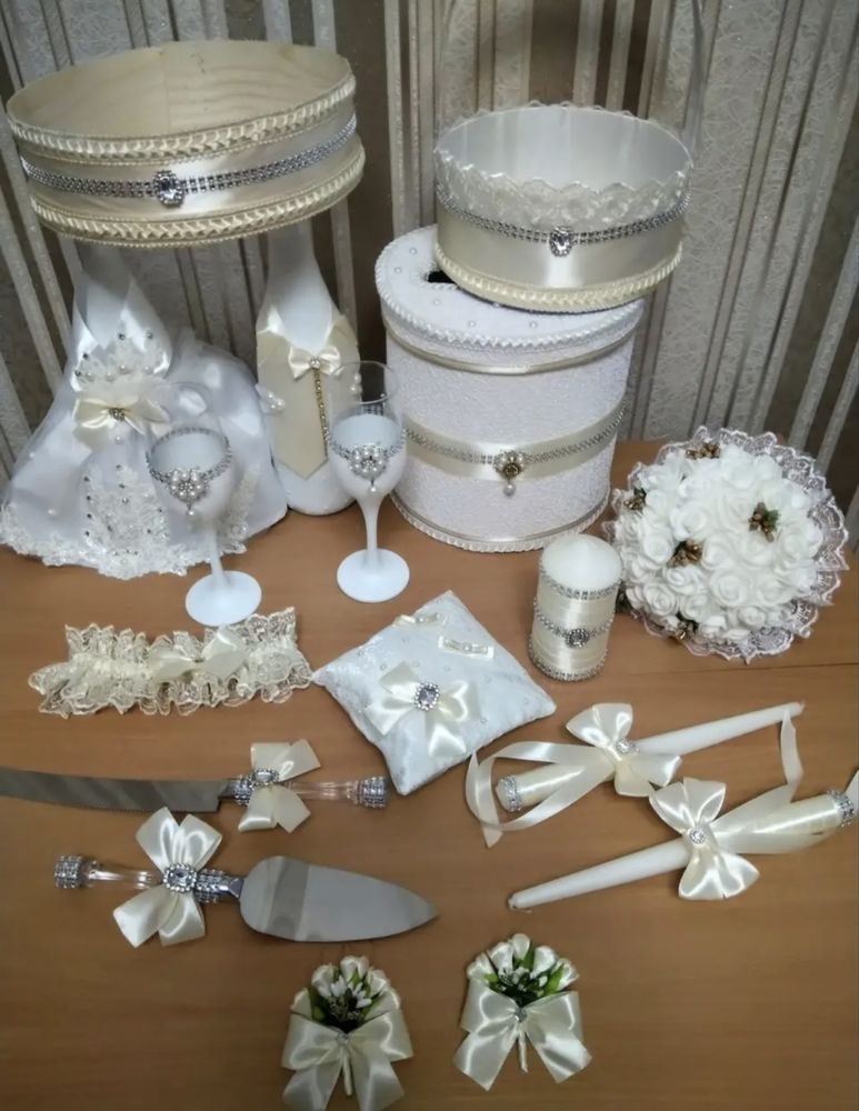 Весільний набір, нові звесільні аксесуари