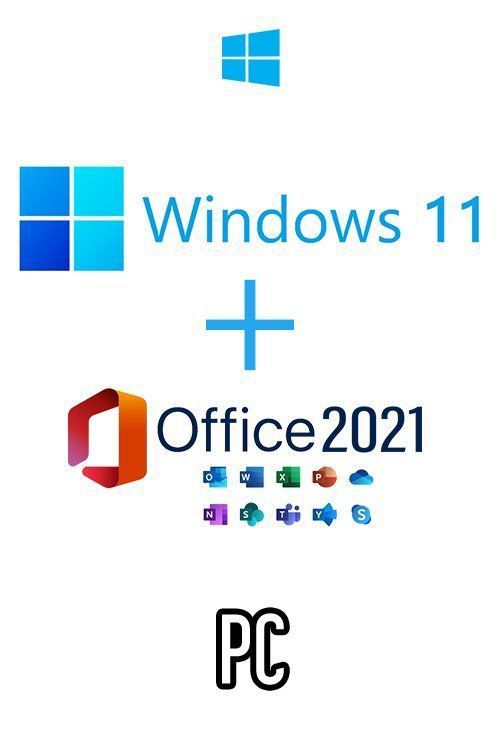 Microsoft office 2021 Pro plus + windows 11 pro