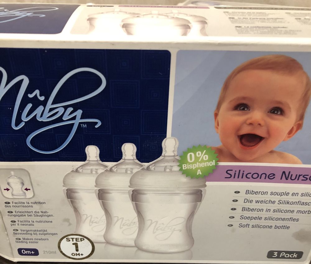 Набор бутылочек Nuby SoftFlex, Silicone Nurser