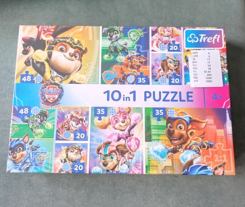 Trefl puzzle 10 w 1 Psi Patrol