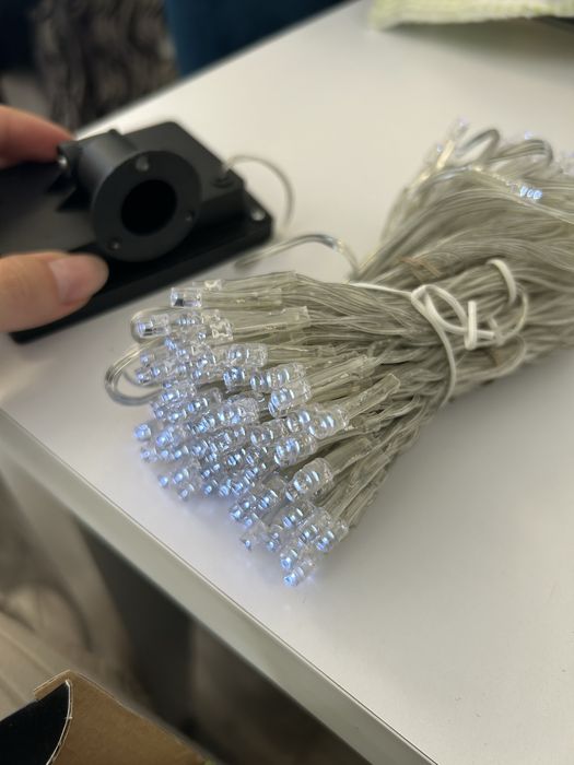 Kurtyna solarna led światełka