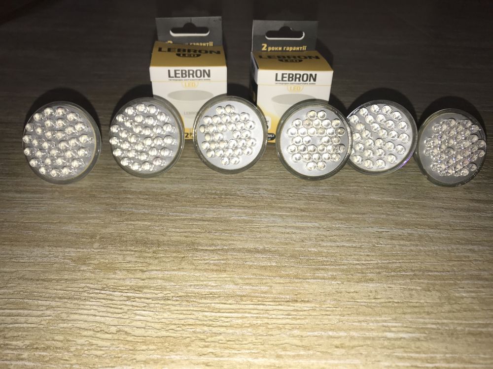 Lebron Led MR-16 5 W 5 квт/1000 год Светодиодные лампы с цоколем 6 шт.