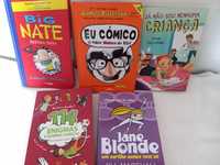 Livros - Big Nate, Eu Cómico, Jane Blonde ...