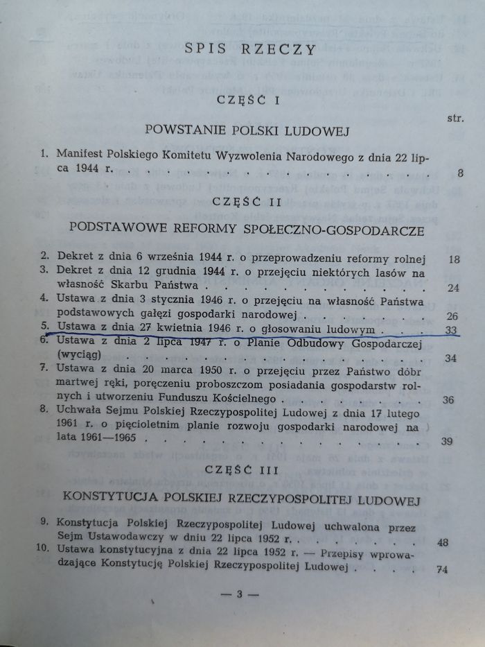 Konstytucja PRL i akty ustawodawcze z 1964 roku