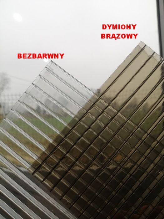 POLIWĘGLAN komorowy na dach ściankę wiatę daszek taras 600x210cm 10mm