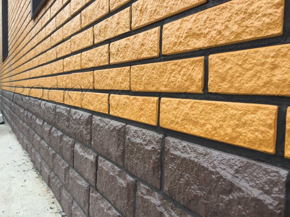 ТермоПанелі ROCKY фасадна плитка клінкерна цегла сайдинг пінопласт