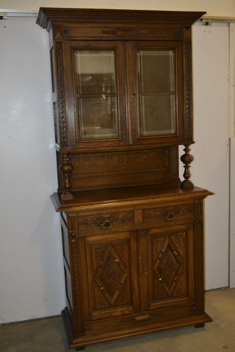 kredens eklektyczny .1910 . dąb