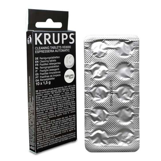 Таблетки для удаления масляного налета Krups XS3000,от кофейных масел