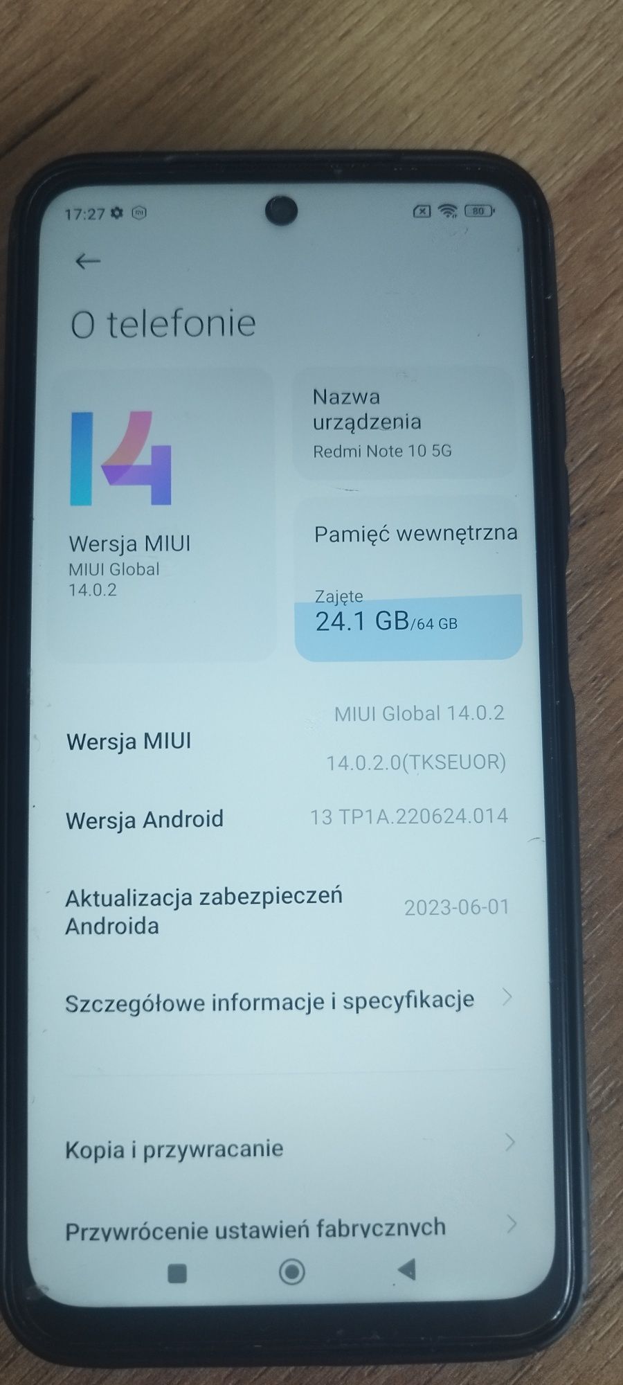 Redmi Note 10G 4GB 64GB grafitowy dual SIM