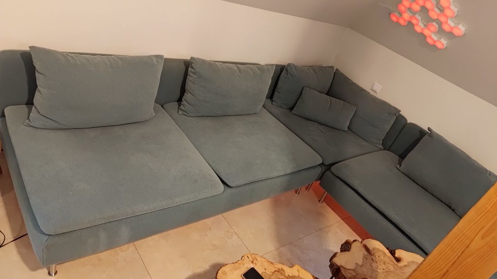 Soderhman Ikea poszycie 2x sekcja 3os, 1x narożnik, 1x shelong