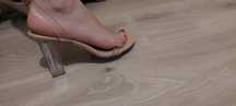 Nowe buty transparentne, sylwester uroczystość
