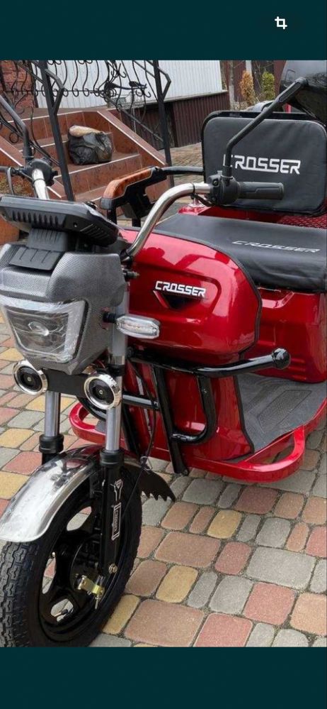 Новинка!!!Трицикл електричний грузовий СROSSER Cargo10 800w