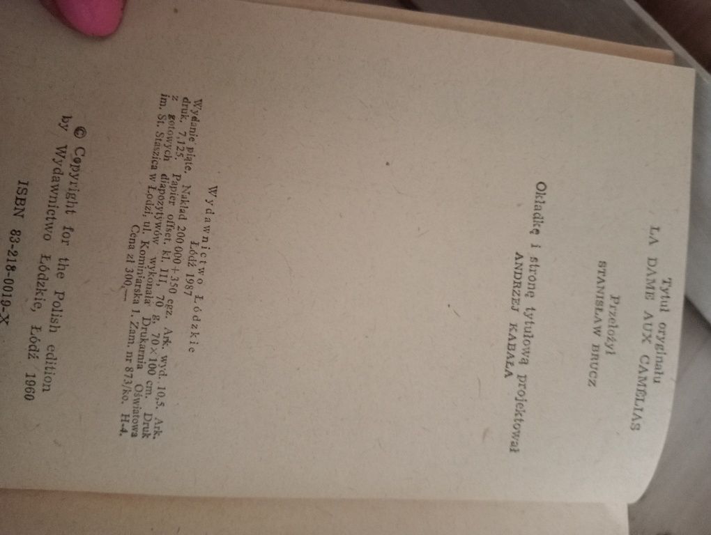 Dumas Dama Kameliowa