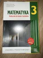 Matematyka 3. Podrecznik do liceów i techników Pazdro zakres podstawow