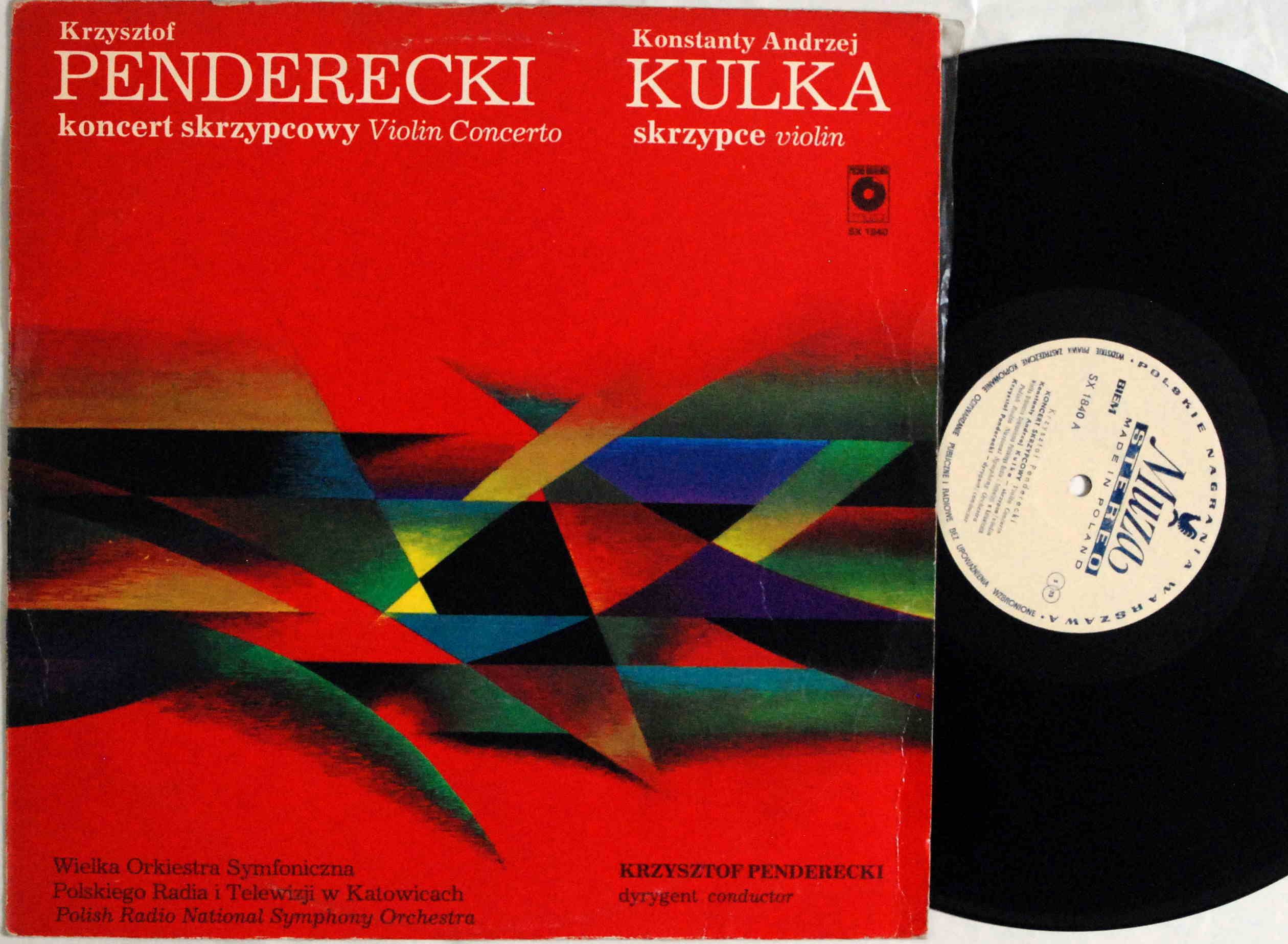 Krzysztof Penderecki, Konstanty Andrzej Kulka - Koncert Skrzypcowy