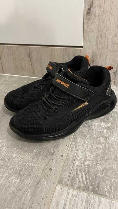 Buty chłopięce Geox i Sprandi r 35, czarne , dwie pary