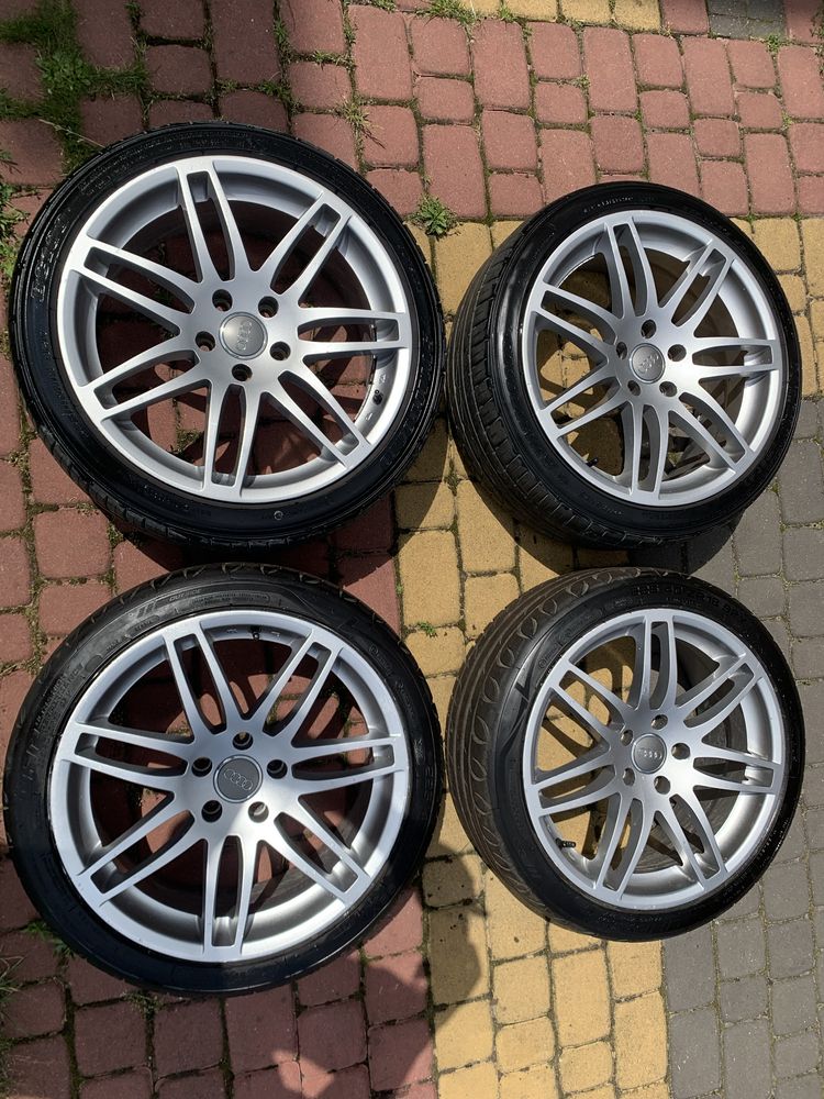 Alufelgi 18' audi s-line 225 40 r18 5x112 a3 a4 a6 opony letnie 6-7mm
