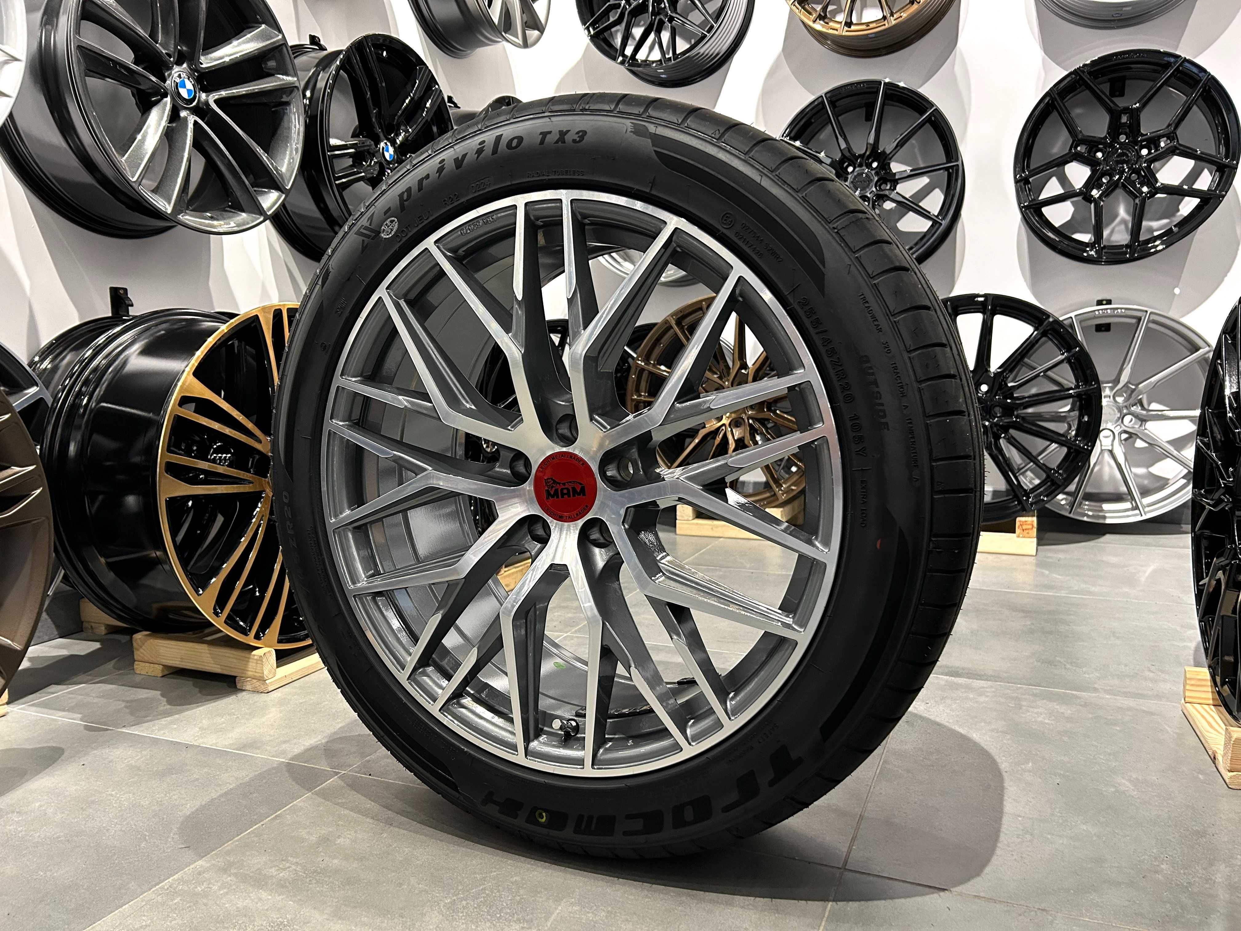 Koła letnie 20 5x112 MAM RS4 et30 Audi Q5 255/45R20 Tracmax