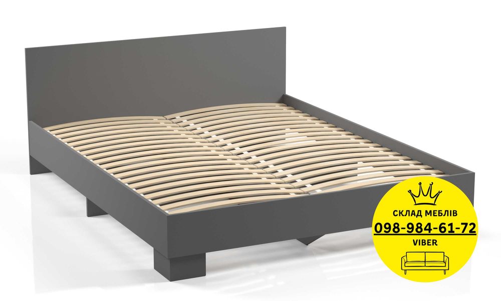 АКЦИЯ! Кровать с ЛАМЕЛЬЮ. Кровать. Ліжко. Спальні. Комод. Мебель