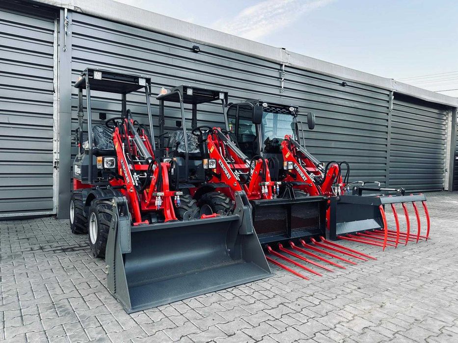 Miniładowarka KINGWAY 906 silnik PERKINS udźwig 600 kg