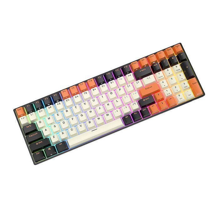 Kludge Switch Rgb, Rk100 Klawiatura Mechaniczna (Czarno-Pomarańczowa)