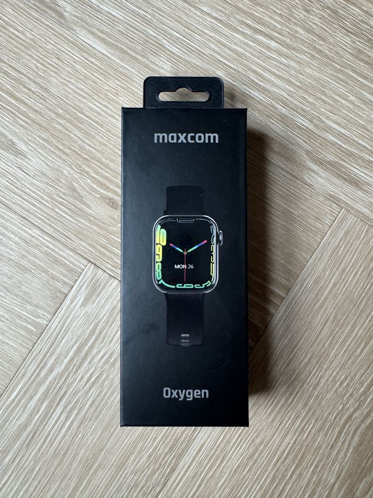 Zegarek smartwatch MaxCom Oxygen FW26 w kolorze czarnym NOWY