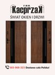 Drzwi KACPRZAK 90x200 Drzwi Zewnętrzne MARS Orzech