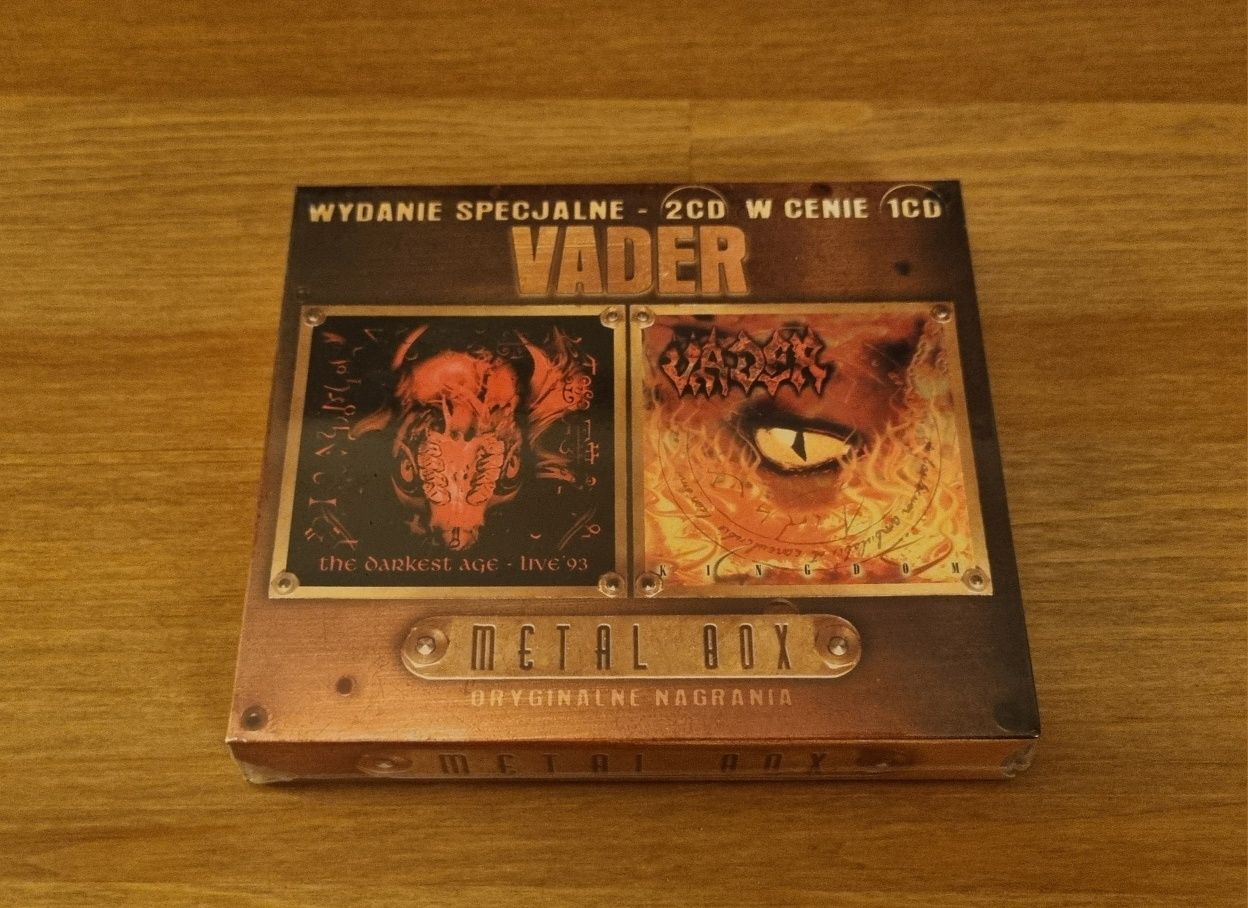 Vader Darkest Age Live '93 | Kingdom 2CD *NOWE* MMP 2001 Folia UNIKAT