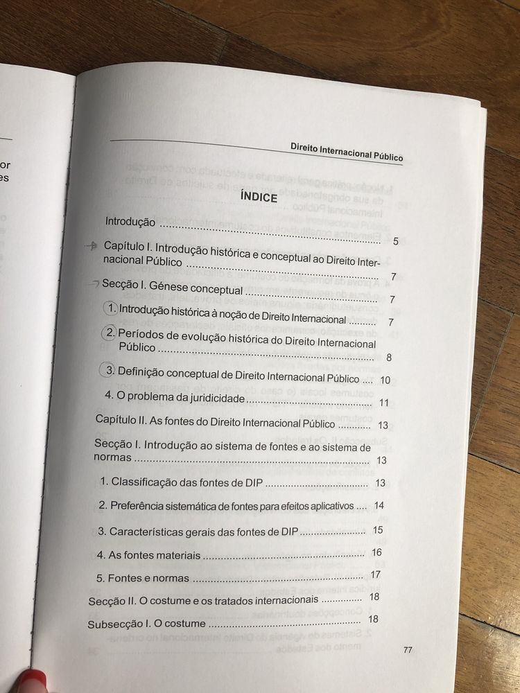 Livro prático: “ Direito internacional público, dumários desenvolvidos
