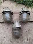 Lamp lampy przemysłowe duże prl nowe