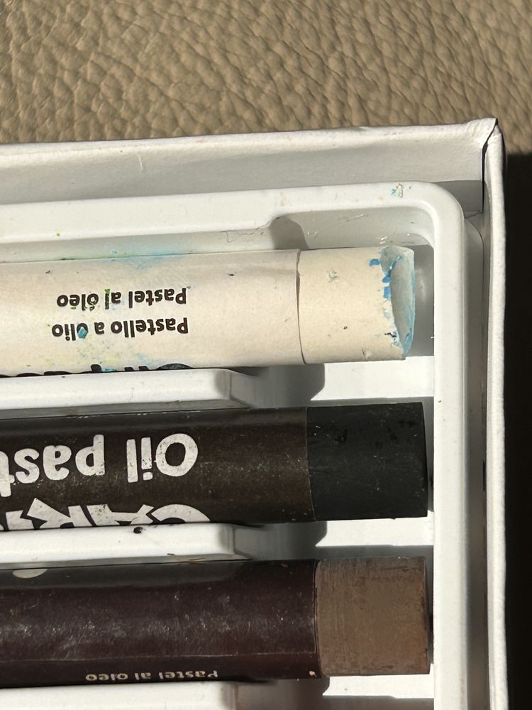 Włoskie pastele olejne 12 kolorów miekkie