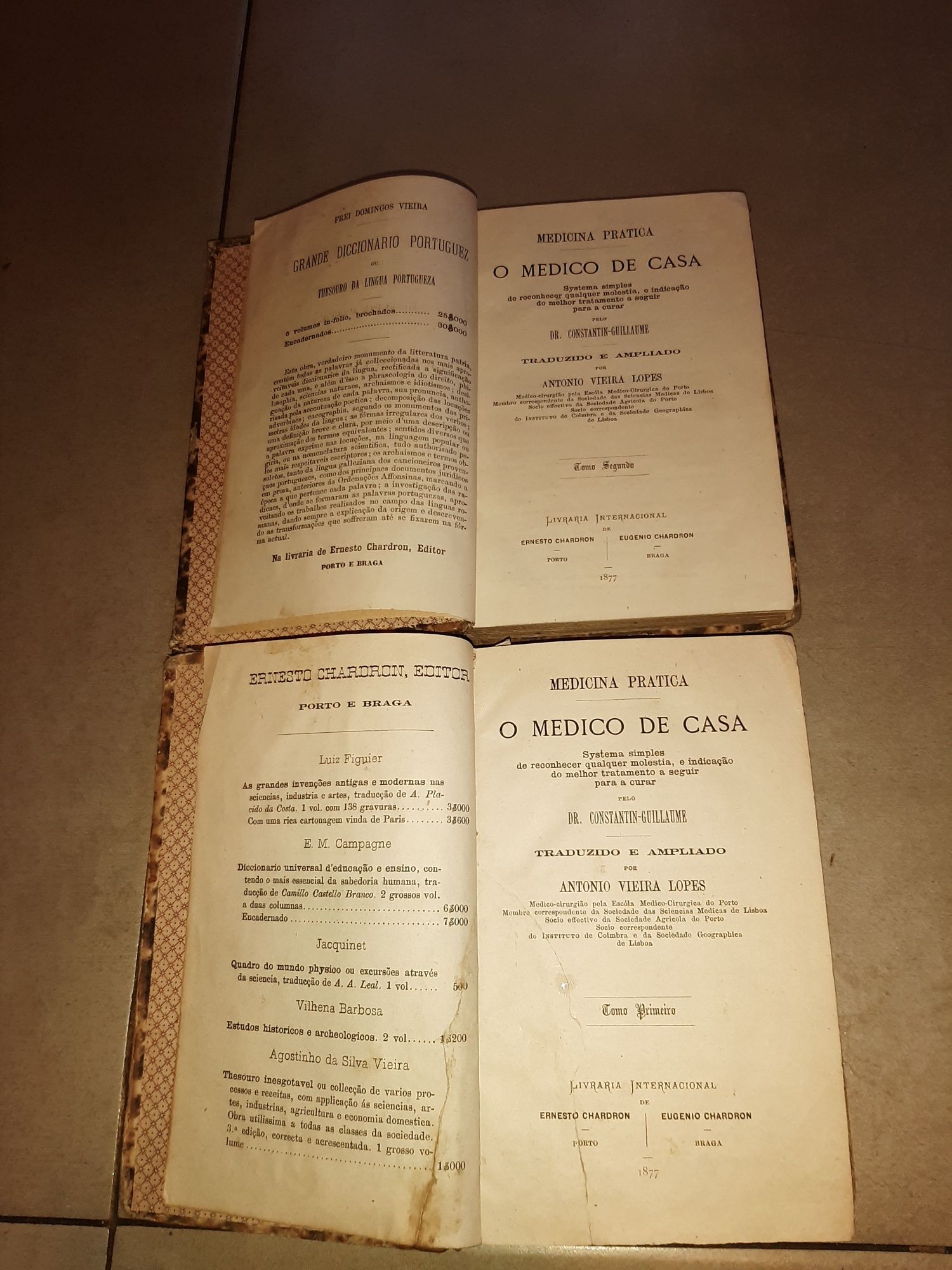 Livros  De Medicina O Medido de Casa Ano 1887