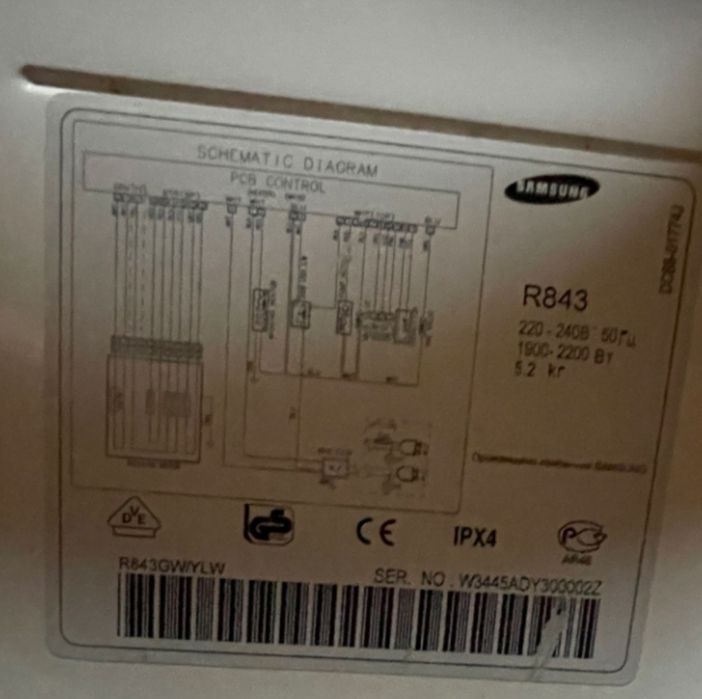 Модуль управления,манжета,лоток,люк стиральную машину Samsung