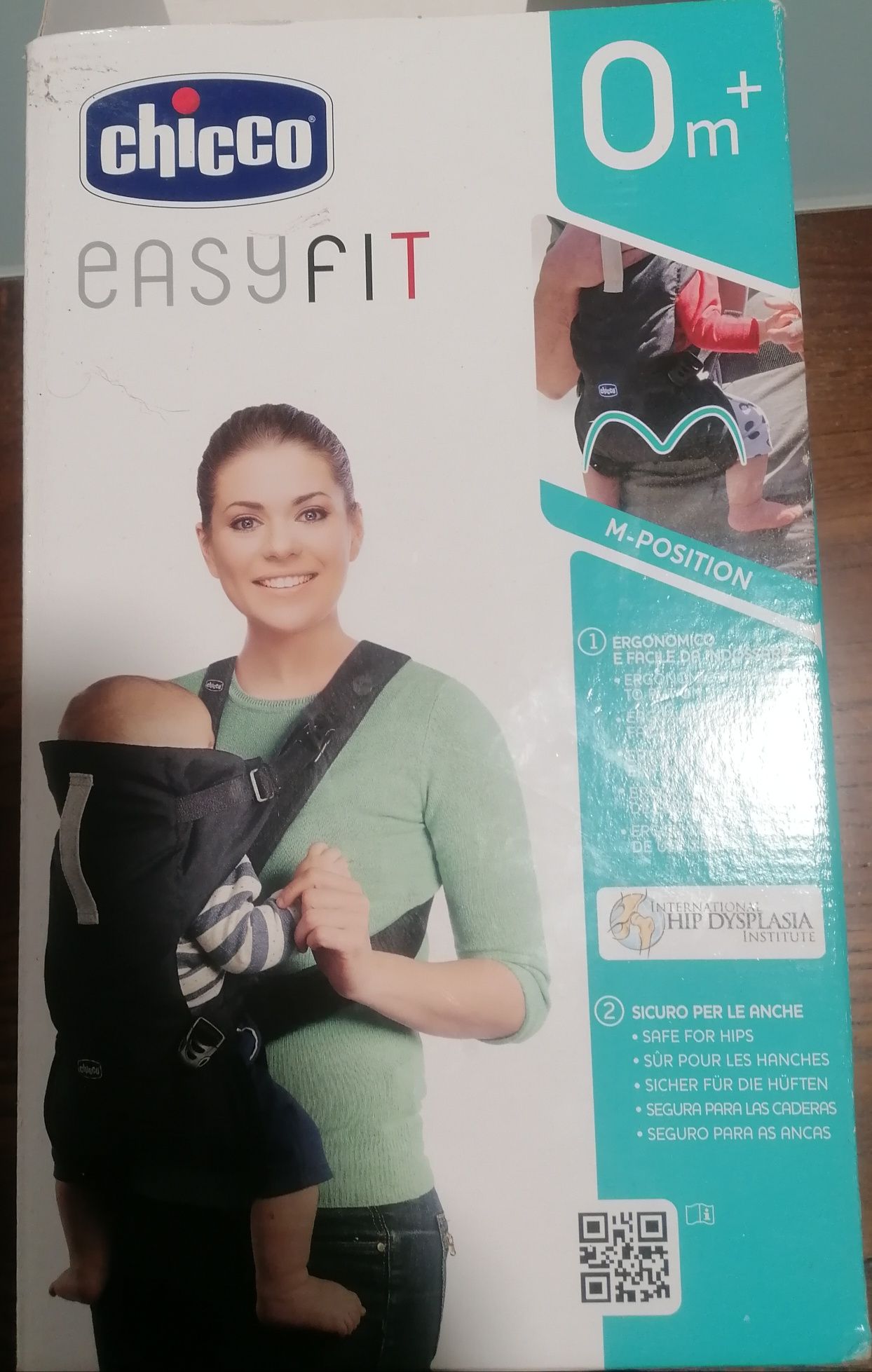 Marsupial Chicco easy fit cinza