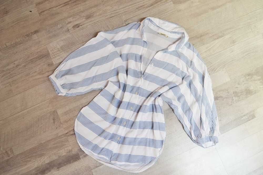 Benim koszula biała luźna w paski XS lato