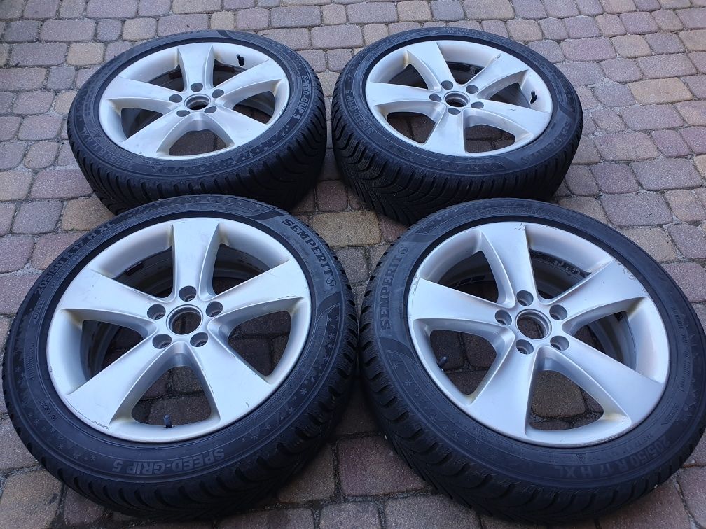 Oryginalne Felgi 17" Vw Passat 5x112 ET39+205.50.17 Jak Nowe