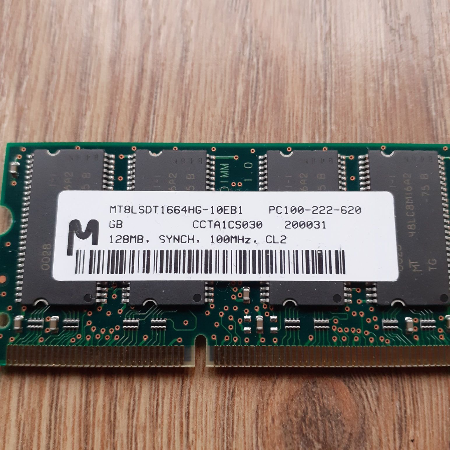 Kości pamięci Dell Latitude C500/C600.
