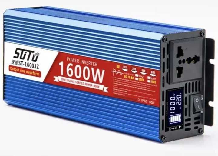 Інвертор SUTU ST-1600ХZ  1600W (пік), 800W (номінал)  Чистий синус