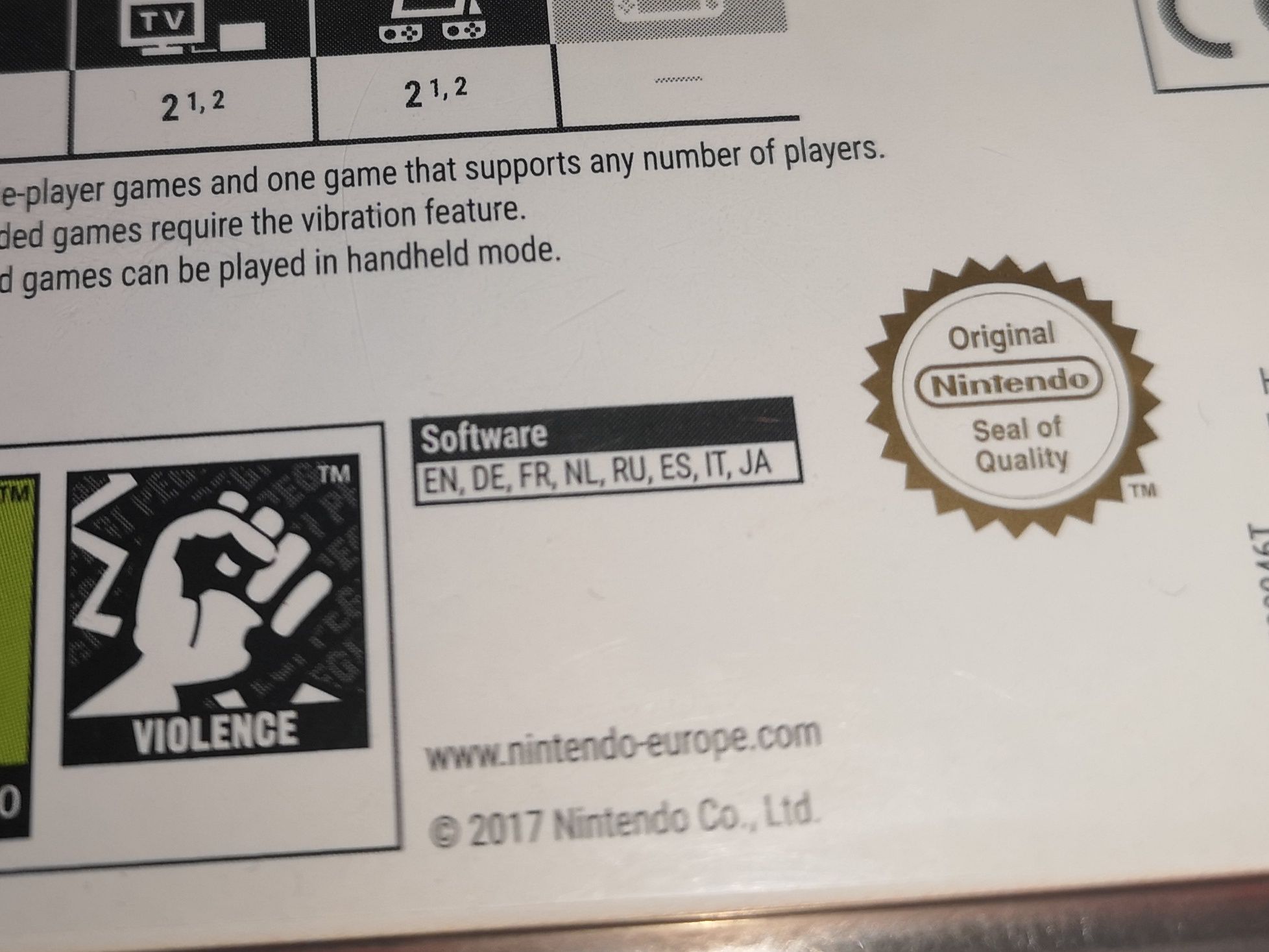 1-2-Switch SWITCH Nintendo gra ANG (możliwa zamiana) sklep Ursus