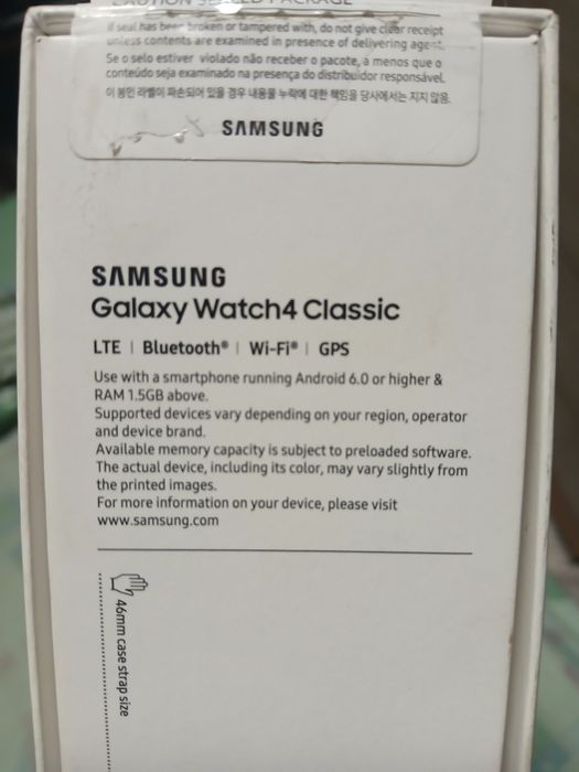 Продам Samsung Watch 4 Classic LTE.eSim.4G.46mm Black