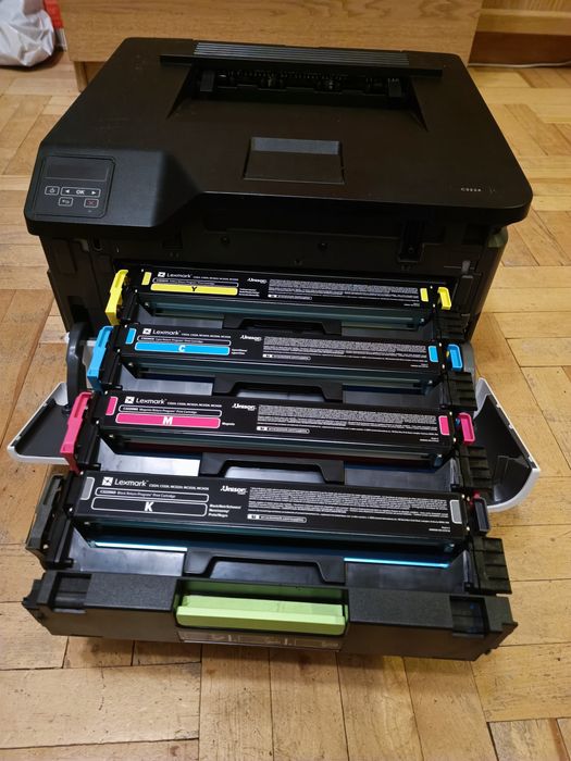 Drukarka kolorowa laserowa bez tonerów