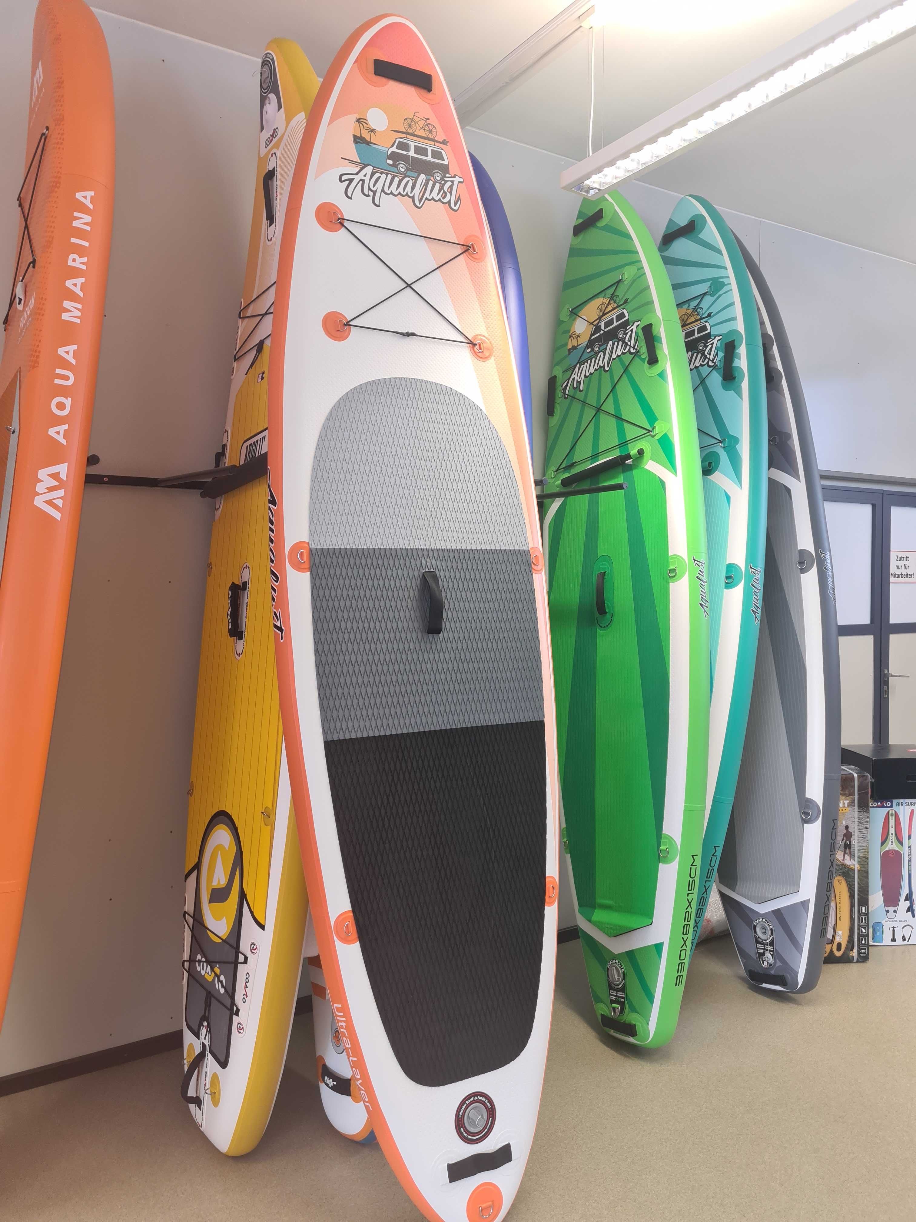 САП доска SUP дошка AQUALUST НОВАЯ 2 СЛОЯ 320 см. борд board Paddle