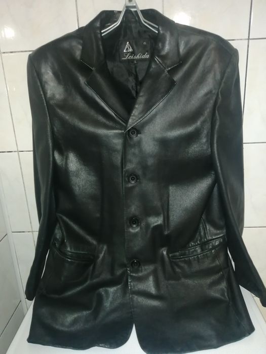 Чоловічій шкіряний піджак