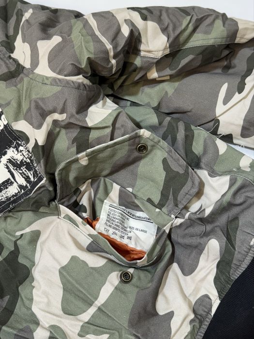 бомбер Raf Simons Nylon Patched Camouflage Bomber