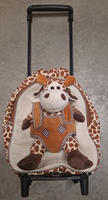 Plecak dla dziecka, Smiki, Żyrafa, plecak na kółkach