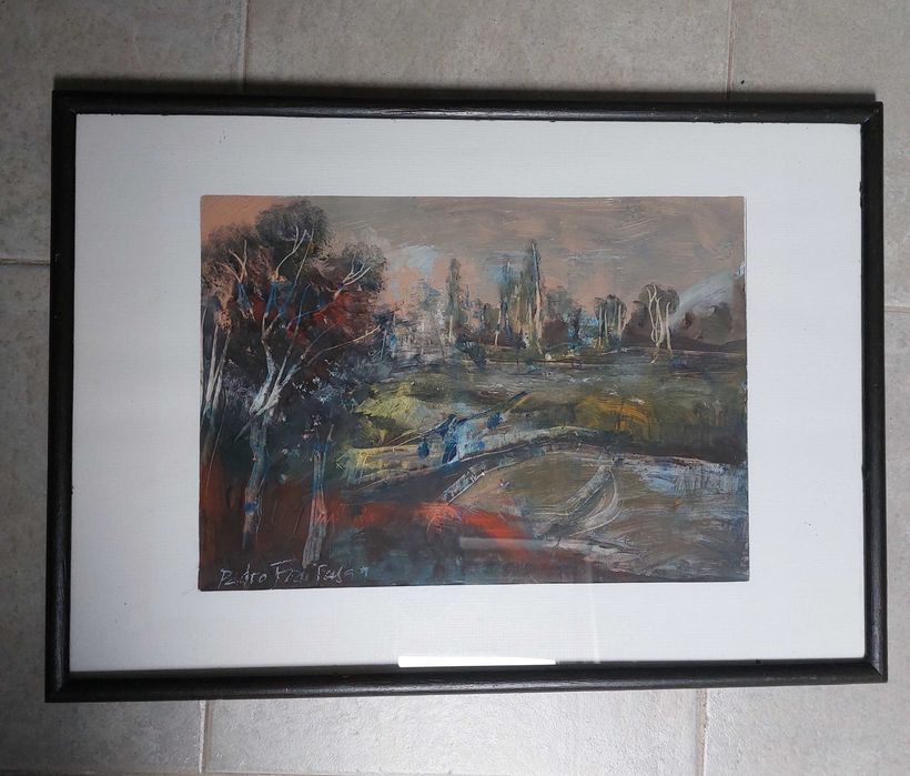 Óleo sobre papel de Pedro Freitas