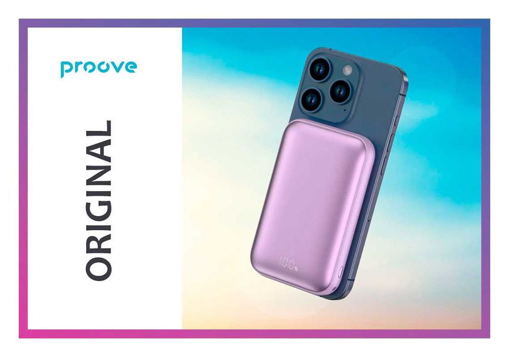 Беспроводной повербанк для айфона Power Bank 10000 павер банк магсейф