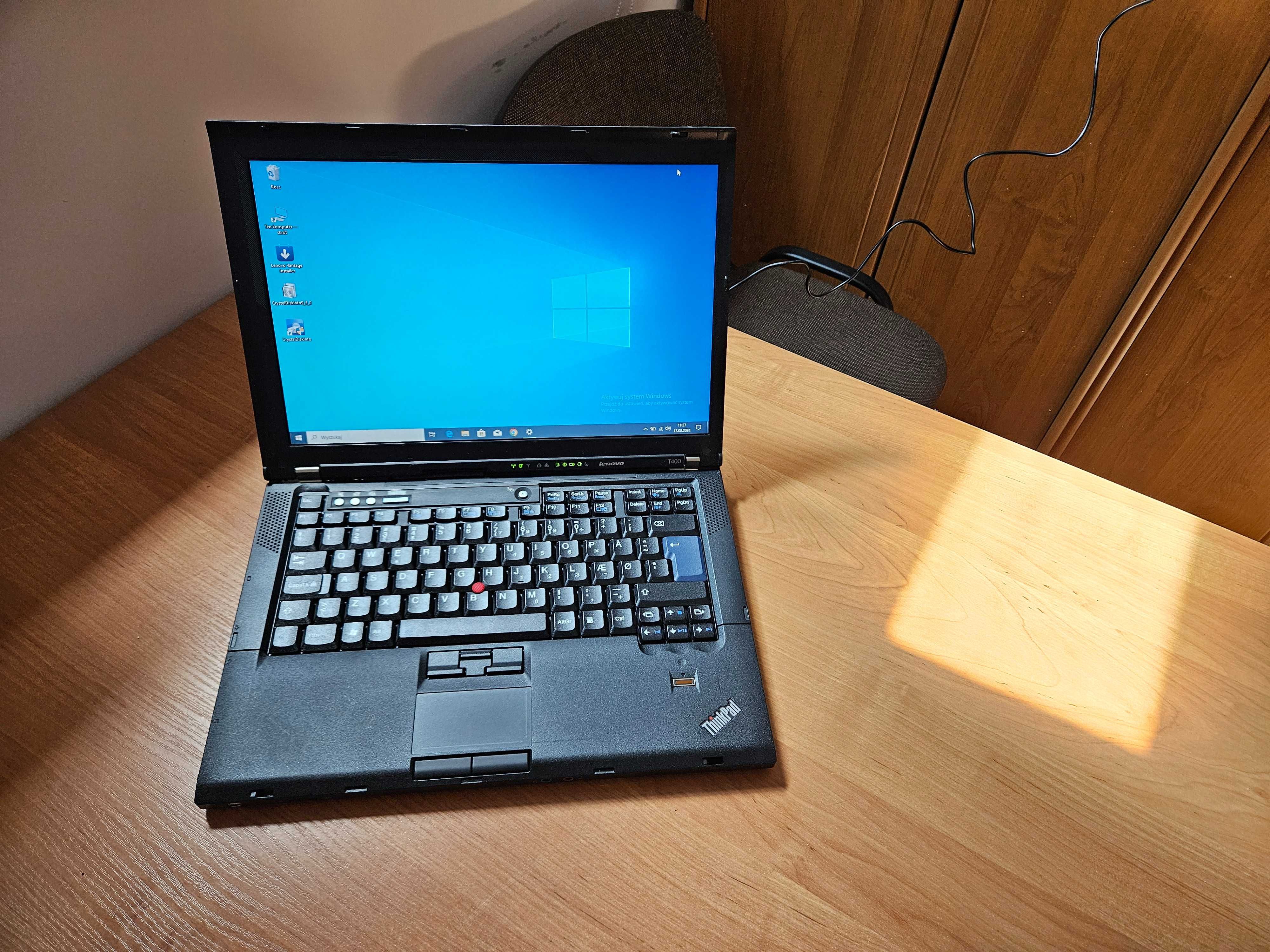 Laptop Lenovo dysk SSD 128GB 500GB windows 10 gry nauka do diagnostyki